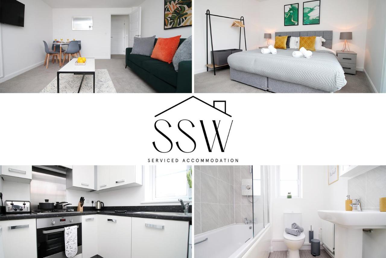 No 43 Stadium Views By Ssw - 2Br, Parking, Sleeps 4, 3Min Walk To Stadium, 10Min Drive To City Centre, Marina And Close To M4 Morriston Eksteriør bilde