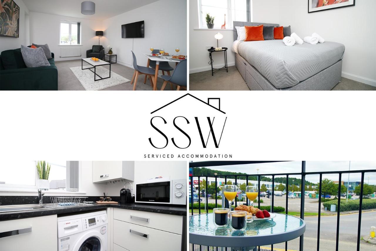 No 43 Stadium Views By Ssw - 2Br, Parking, Sleeps 4, 3Min Walk To Stadium, 10Min Drive To City Centre, Marina And Close To M4 Morriston Eksteriør bilde